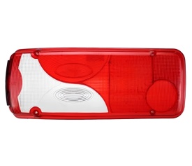 Dispersor, geam lampa stop spate, stanga compatibil cu Vw Volkswagen Crafter Mercedes Sprinter Man TGA TGL TGM TGS Scania