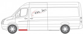Element reparatie prag MERCEDES SPRINTER W906, fata parte stanga - Img 2