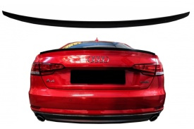 Eleron Portbagaj compatibil cu AUDI A4 B9 2016-> Negru Lucios