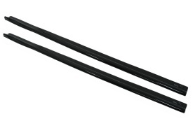 Extensii Praguri Laterale compatibil cu Mercedes A-Class W176 Sport Line A45 (2012-2018) Negru Lucios - Img 2