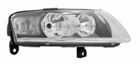 Far Dreapta H1/H7, electric, fara motoras, culoare cromat compatibil AUDI A6 ALLROAD C6, A6 C6