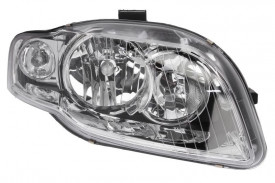 Far Dreapta H7/H7, electric, cu motor, culoare negru sau cromat, culoare semnalizator alb compatibil AUDI A4 B7 2004-2007