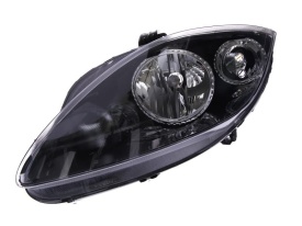 Far Stanga H1/H7, electric, fara motor, culoare negru compatibil SEAT LEON 2009-2012