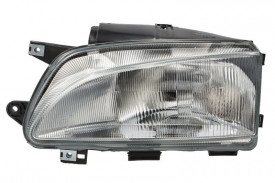 Far Stanga H4, electric, fara motoras, culoare argintiu compatibil PEUGEOT PARTNER 1996-2002
