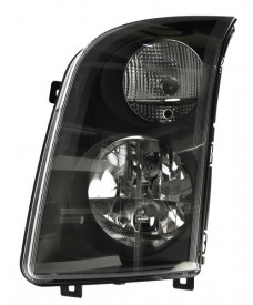 Far Stanga H7/H7, electric, cu motor, culoare negru compatibil VW CRAFTER 2007-2017