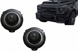 Faruri Bi-Xenon OEM Look compatibil cu Mercedes G-Class W463 (2005-2017) Negru - Img 6