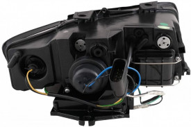 Faruri compatibil cu Audi A4 8E (10.2000-10.2004) Lumini de Zi LED DRL Negru - Img 4