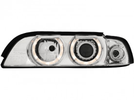 Faruri compatibil cu BMW Seria 5 E39 (1995-06.2003) Angel Eyes Crom - Img 2