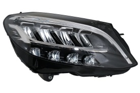 Faruri Full LED compatibil cu Mercedes C-Class W205 S205 (2019-up) LHD - Img 8