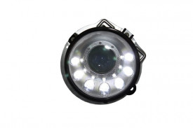 Faruri LED DRL compatibil cu Mercedes G-Class W463 (1989-2012) Bi-Xenon Design Negru - Img 3