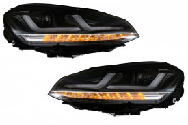 Faruri LEDriving Osram Full LED si Indicator Dinamic pentru Oglinda compatibil cu VW Golf 7 VII 2012-2017 Negru pentru Faruri Xenon si Pozitie Halogen - Img 5