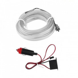 Fir cu neon 2 Metri, 12V culoare alba