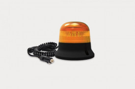 Girofar 12/24V, 9 LED-uri, prindere cu magnet, cablu 3m, portocaliu, Fristom