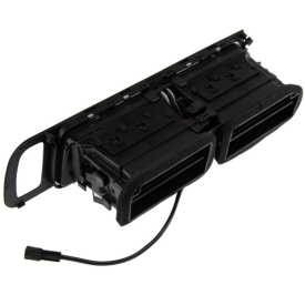 Grila auto ventilatie centrala compatibil Audi Q5 2008-2016, negru cu crom - Img 2