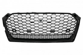 Grila Centrala compatibil cu Audi A5 F5 2017-2019 RS Design Negru Lucios - Img 2