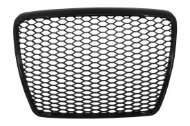 Grila Centrala compatibil cu AUDI A6 4F2 C6 2004-2011 RS Design Negru Lucios