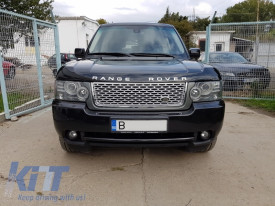 Grila Centrala compatibil cu Land Range Rover Vogue III L322 (2010-2012) Grey Silver Autobiography Supercharged Edition - Img 3