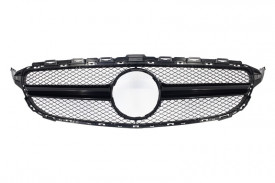 Grila Centrala compatibil cu MERCEDES C-Class W205 S205 C205 A205 2014-2018 Negru - Img 1
