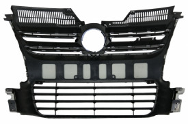 Grila Centrala compatibil cu VW Golf 5 V 2003-2008 Negru R32 Design - Img 5