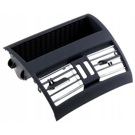 Grila Centrala Ventilatie Spate compatibil cu BMW Seria 5 F10 F11 2010- Negru cu crom - Img 4