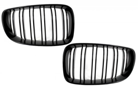 Grile Centrale compatibil cu BMW Seria 1 E81 E82 E87 E88 M1 M 2007-2011 LCI facelift Negru Lucios M Design - Img 2