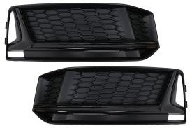 Grile Laterale compatibil cu Audi A4 B9 Sedan Avant S-Line 2016-2018 RS4 Design Negru