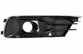 Grile Laterale compatibil cu AUDI A6 C7 4G Facelift 2015-2018 Negru Lucios - Img 3
