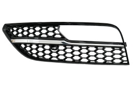 Grile Laterale Proiectoare compatibil cu Audi A3 8V 2013-2015 RS3 Design Negru Lucios - Img 6