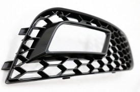 Grile Proiector compatibil cu AUDI A4 B8 facelift 2012-2015 RS4 Design Negru Lucios - Img 4