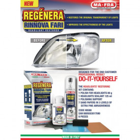 Kit polish auto pentru faruri, Mafra Regenera View - Img 3