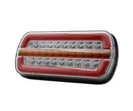 Lampa auto stop LED, semnalizare dinamica, 12V-24V, dimensiuni 224 x 104 x 52 mm, parte montare dreapta sau stanga