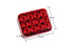 Lampa auto suplimentara ceata , 12 LED-uri, cu 2 suruburi, 2.4 W, 10x8 cm - Img 4