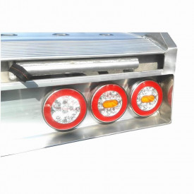 Lampa ceata 2 suruburi, LED, cu pozitie, rotunda, FT-111-LED Fristom - Img 6