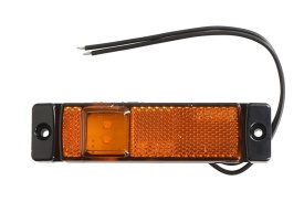 Lampa de gabarit, Lumina de clarificare, LED neon, portocaliu, 12V-24V, WAS Polonia 220 W45 - Img 1