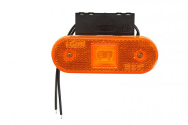 Lampa de gabarit, lumina de clarificare, LED, Portocaliu, 12-24V, WAS Polonia 229Z W47 - Img 1