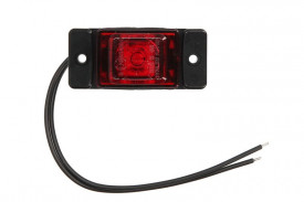 Lampa de gabarit, lumina de clarificare, LED, Rosu, 12-24V, WAS Polonia 280 W60