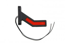 Lampa de pozitie, lampa gabarit, Dreapta, Alb/Rosu/Portocaliu, LED, 12-24V - Img 1