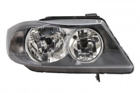 Lampa frontala Dreapta H7/H7, electric, cu motoras, culoare negru/cromat compatibil BMW seria 3 E90, seria 3 E91 2005-2008 - Img 2