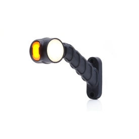 Lampa gabarit, Lumina de clarificare, Dreapta, LED neon, Alb/Rosu/Portocaliu, 12-24V WAS Polonia 1093L W148.1 - Img 3
