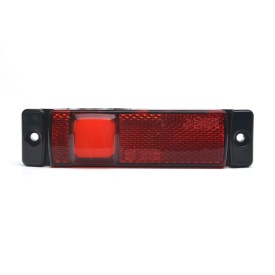 Lampa gabarit, Lumina de clarificare, LED neon, Rosu, 12-24V, WAS Polonia 1236 W45NS - Img 5