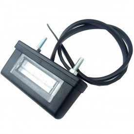 Lampa numar 83x40, 2 LED-uri, 12-30V neagra FT-016 Fristom - Img 3