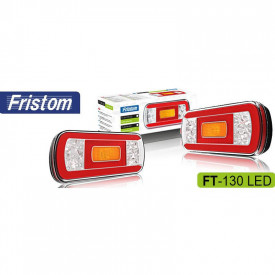Lampa spate 220x100, 6 functii, cu ceata si lampa de numar, LED, cu cabluri, FT-130 Fristom - Img 3