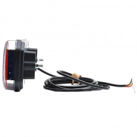 Lampa spate 6 functii, pozitie, semnalizare, ceata, mers inapoi, catadioptru, LED 12/24V, 236x104mm, stanga sau dreapta WAS - Img 4