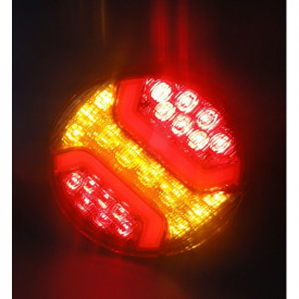 Lampa stop LED, 3 functii, diametru 122mm, 12/24V - Img 4