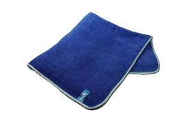 Laveta auto microfibra pentru lustruit sau 90 x 60 cm, albastra, 600g/mp