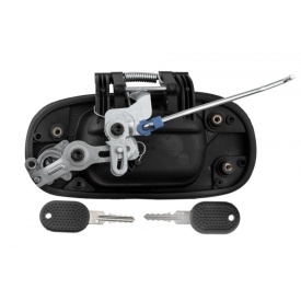 Maner deschidere portbagaj haion compatibil Fiat Doblo 2000-2010 cu butuc si 2 chei - Img 5