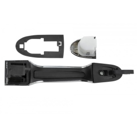 Maner exterior deschidere usa fata sau spate, partea dreapta compatibil Fiat 500L 2012-2022 culoare crom - Img 5