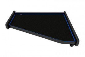 Masa bord camion compatibil cu Scania R 2005-2016, Mocheta margine albastru - Img 3