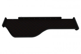 Masa bord camion cu led compatibil cu DAF XF106 2014->, Piele ecologica neagra cusatura rosie - Img 4