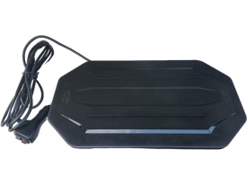Mini Rampa Girofar profesionala, prindere cu magnet,12-24V, 65W, lungime 38 cm, culoare portocalie, E-Mark E9 - Img 4